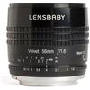 Lensbaby - Velvet 56 - per Fuji X - Morbido e vellutato - Perfetto per macro e ritratti - Effetto glow