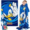 Get Trend Sonic The Hedgehog Coperta Pile Bambino 100x150cm, Coperte Pile Divani e Letto, Plaid Bambini per Campeggio e Pernottamenti, Regalo Bambino