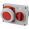 ROSI Materiale Elettrico Srl Presa Fissa Interbloccata Orizzontale IP67 16A 4P 380V Rosi 14.3316R6-I