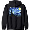 Smooth HQ Van Gogh Notte Stellata Famosi Classici Arte Elegante Felpa con Cappuccio