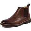 Deer Stags Stivali Rockland Chelsea da uomo, Marrone/marrone scuro., 50.5 EU