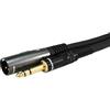 Monoprice Premier Series 16AWG - Cavo di connessione, da XLR maschio a 1/4 inch TRS maschio, con connettori placcati oro, 1,83 m