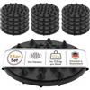OEHLBACH Shock Absorber (16 pezzi), ammortizzatore di risonanza per HiFi/altoparlante/subwoofer - elastico nero