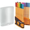Penne Fineliner Stabilo Point 88 - Astuccio Da 20 Colori Assortiti, Punta 0.4mm, Per Scuola E Ufficio - Foto 3