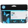 HP CARTUCCIA CIANO HP738 130ml plotter HP T850/950 498N5A