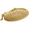 Moen Velocity Brushed Gold Two-Function Rainshower 8-Inch Shower Head with Immersion Technology for a High-Pressure Rinse, S6320BG