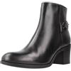 Geox Women's D New Asheel Ankle Boot, Nero, 42 EU
