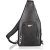 BOSS Gallerya_monostrap, Zaino Uomo, Nero1, Taglia Unica
