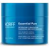 KORFF Srl Korff Essential Maschera 2 in 1 - Effetto purificante e scrub viso uniformante - 50 g