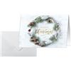 SIGEL Biglietti di Natale A6 | DS089, Christmas Wreath, formato orizzontale, 25 biglietti con buste, facili da stampare