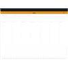 RHODIA 194040C - Sottomano Settimanale telato - A4+ 29,7x22,2 cm - 60 FOGLI Staccabili Microforati 80g/m - supporto per Tastiera/Mouse e Strumento di Organizzazione - Collezione Rhodiatime