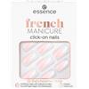 Essence Unghie Finte French Manicure Click-On 2 Babyboomer Style
