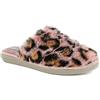 inblu Pantofole Donna Invernali Ciabatte Ragazze Calde Leopardate Peluche Piatte EK0008 (Rosa, 39)