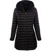 Toocool - Piumino Donna Giaccone Pelliccia Reversibile Double Face Parka J81161A [M,Nero]