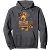 Dachshund Co Gambe Corte Grande Atteggiamento Bassotto Felpa con Cappuccio