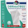 Pietrasanta Pharma Master Aid Dermatess garza in cotone sterile 18 x 40 cm 12 pezzi