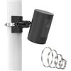 HOLACA Supporto per asta per fotocamera esterna, batteria (Stick Up Cam/Pro), fotocamera interna (Indoor Cam), fotocamera Spotlight / Plus/Pro telecamera di sorveglianza e pannello solare (nero, 1 pezzo)