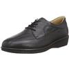 Ganter Sensibile Inge-i, Scarpe Stringate Basse Derby Donna, Nero Schwarz 01000, 37 EU X-Larga
