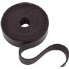 GORGECRAFT 3M 20mm Cocco Marrone Cinturino in Pelle Vera Cordoncino Piatto 2mm di Spessore Vacchetta Striscia Filo Corda per Bracciali Creazione di Gioielli Collari per Animali