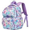 VASCHY Zaino Bambina, Zainetto Asilo Grande Scuola Elementari Bimba Leggera Zainetto Ragazza Con Fascia Toracica da Viaggio 2-4 Anni Farfalla Glitter