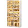 MAGIC SELECT Scarpiera Pieghevole, Scarpiera Armadio, Portascarpe Modular per 36 paia, 9 Livelli. Stoccaggio Traspirante senza Installazione Antipolvere per Scarpe (Bianco)