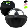 Feel Recovery Palla Massaggio Muscolare con Gel Caldo e Freddo Sfera Metallo 8cm Ø - Rullo per Massaggio Manuale per Crioterapia e Anticellulite - Roller Massaggiatore per Fascite Plantare, Schiena e Piedi