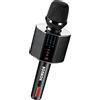 BONAOK Microfono per karaoke, portatile per karaoke, sistema di microfono wireless Bluetooth, per feste in auto, a casa, all'aperto, regalo per karaoke per PC/tutti gli smartphone G50