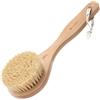 Hydrea London Dry Body Brush,Spazzola esfoliante per pelle secca di alta qualità, setole di cactus, scrubber esfoliante per il drenaggio linfatico, legno di faggio certificato FSC®