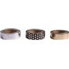 Rayher 60969000 Washi Tape Set Black/Gold/Silver Foil
