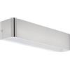 Eglo LED Lampada da Parete Sania 4, 1 fiamma, design minimalista, faretto da parete interno in alluminio, lampada soggiorno, lampada corridoio in nichel opaco, bianco, L 36,5 cm