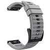 MoKo Cinturino Compatibile con Garmin Fenix 7/5/5 Plus/6/6 Pro/Epix Gen 2/Forerunner 935/945/Approach S60/S62/Quatix 6/Instinct, 22mm Quick Fit Braccialetto Morbido di Ricambio in Silicone - Grigio