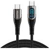 Ocetea Cavo USB C USB C (100W/5A), 3M Cavo USB C PD Ricarica Rapida con LED, Cavo Tipo C PD Caricabatterie per iPhone 15/15 Pro/15 Plus/15 Pro Max, MacBook, iPad, Galaxy S23 S22, Pixel