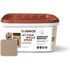ELABRICK Adesivo per mattoni Elabrick, 5kg, pronto all'uso, colla monocomponente in pasta, Grigio Sabbia. Copre 2m², adatto sia per uso indoor che outdoor, fai da te, ristrutturazione casa.