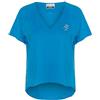 SSC Napoli T-Shirt Donna Azzurro, EA7, Prodotto Ufficiale, Logo SSCN, Linea Donna, M