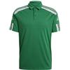 adidas Squadra 21 Short Sleeve Polo Shirt, Uomo, Team Green/White, L