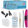 Mylee Take Off Kit - Set Completo per Rimozione di Smalto Gel Semipermanente - Acetone, Clip Riutilizzabili, Salviette per Unghie, Lima per Unghie, Penna con Olio per Cuticole e Raschietto per Smalto