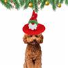 PW TOOLS Cappello di Natale per animali domestici, Cappelli di Babbo Natale del gatto di Natale con l'articolo di Natale, Cappello di Natale per gatti Cappello di compleanno per cuccioli di piccola e Pw tools