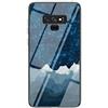 MadBee Cover per Samsung Galaxy Note 9 [con Pellicola Proteggi Schermo],Custodia Protettiva in Vetro Temperato 9H [Cielo Stellato] + Cornice Paraurti in Silicone Morbido Cover Case (Stellato Blu)