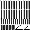 Yoosso 40 Pezzi Chiudi Sacchetti, 6cm/11cm Clip per Sacchetti Alimentari Mollette Alimenti Plastica per Chiudere Sacchetti Alimentari Conservazione (Nero)