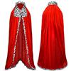 Proumhang Capo di Re Costume Stadio Prestazioni Halloween Festa del Costume Accessorio Rosso Robe 130cm