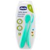 Chicco - Cucchiaio Silicone Maschile Bi Pack 6 Mesi+ Confezione 2 Pezzi