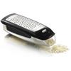 Boska Easy Grater/Grattugia da tavolo con ricettacolo/Adatto per la lavastoviglie/Argento/Nero / 16,5 x 7 x 4,5 cm