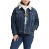 Levi's Plus Size Ex-Boyfriend Sherpa Trucker Giacca Donna, Rough and Tumble, 2 Xx