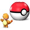 Mega Brands Mega Construx Pokémon Mini Charmender Assemblabile con Pokeball, Giocattolo per Bambini 6+ Anni, GKY71