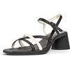 Camper Kiara Sandal K201504, Sandalo con tacco Donna, Multicolore 003, 41 EU