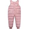 Happy Cherry Tuta da Neve Invernale Caldo Overall Jumpsuit Pantaloni da Sci Pagliaccetto Imbottita Salopette Antivento Taglia 90 1-2 anni