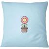 Bona Basics, Fodera decorativa per Cuscino Decorazione Domestica per Divano Caffetteria, Dimensioni: 60x60 cm, Colore: Azzurro
