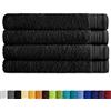 Eiffel Textile qualità Spugna 600 g Lavabo 50x100 cm Nero