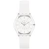 Swatch / Skin / White Classiness / orologio donna / quadrante bianco / cassa plastica / cinturino silicone bianco - SS08K102-S14