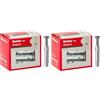 Fischer Tasselli in Acciaio TA M8 con Vite Testa Esagonale, Diametro Tassello 12 mm, 8 Pz, 71253 (Confezione da 2)